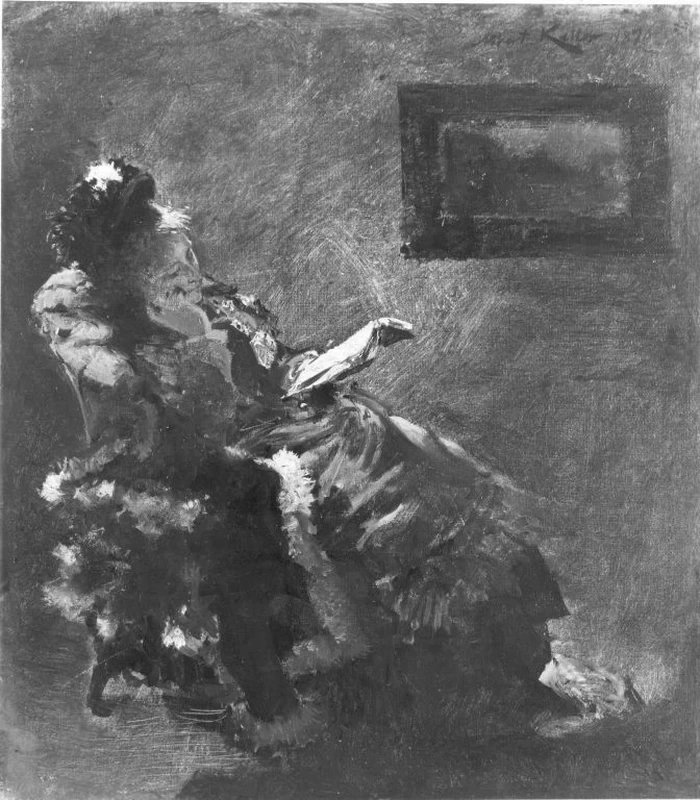 Signora che legge - Bavarian State Painting Collections